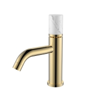 Смеситель для раковины Boheme Stick 121-G-MR-W золото