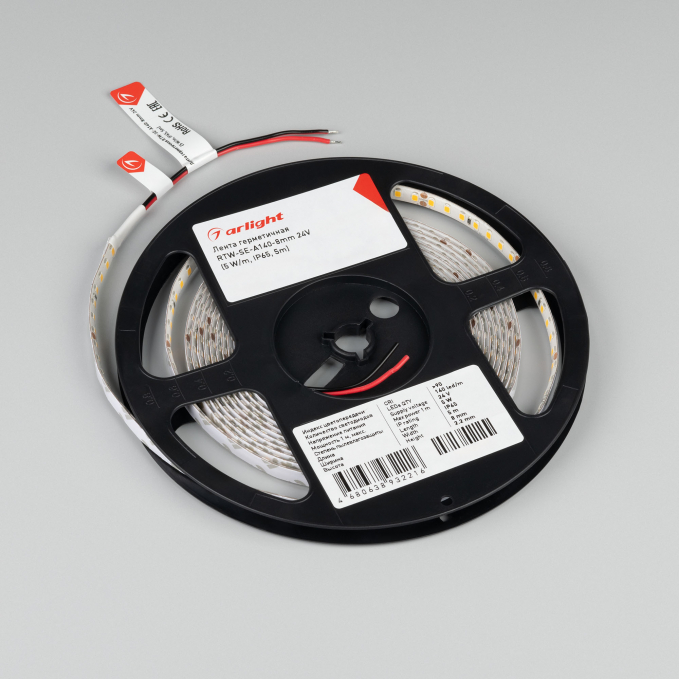 Светодиодная лента герметичная RTW-SE-A140-8mm 24V Day4000 (5 W/m, IP65, 5m), Arlight, 057515, изображение 2 Светодиодная лента герметичная RTW-SE-A140-8mm 24V Day4000 (5 W/m, IP65, 5m), Arlight, 057515, изображение 2