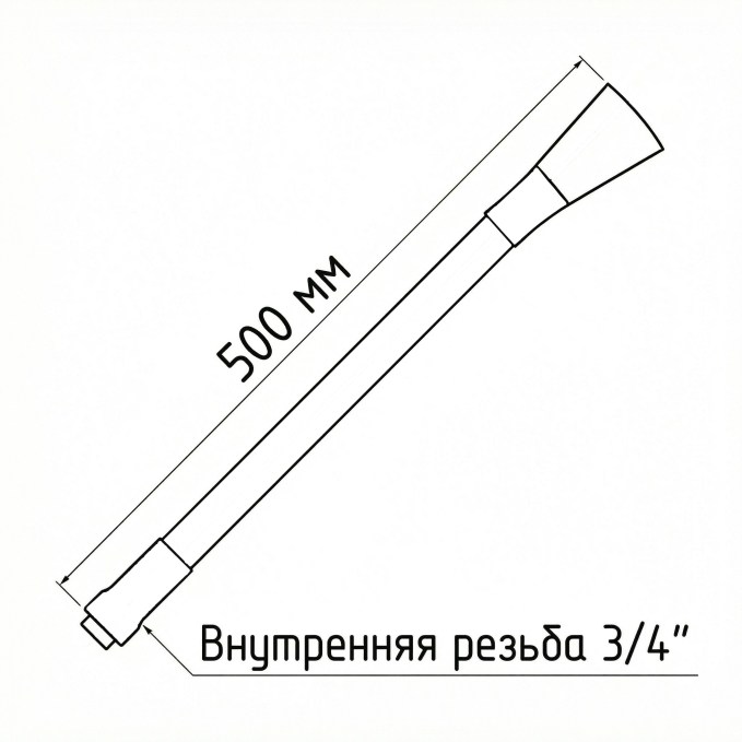 Излив гибкий Esko EH401Gr серый Излив гибкий Esko EH401Gr серый