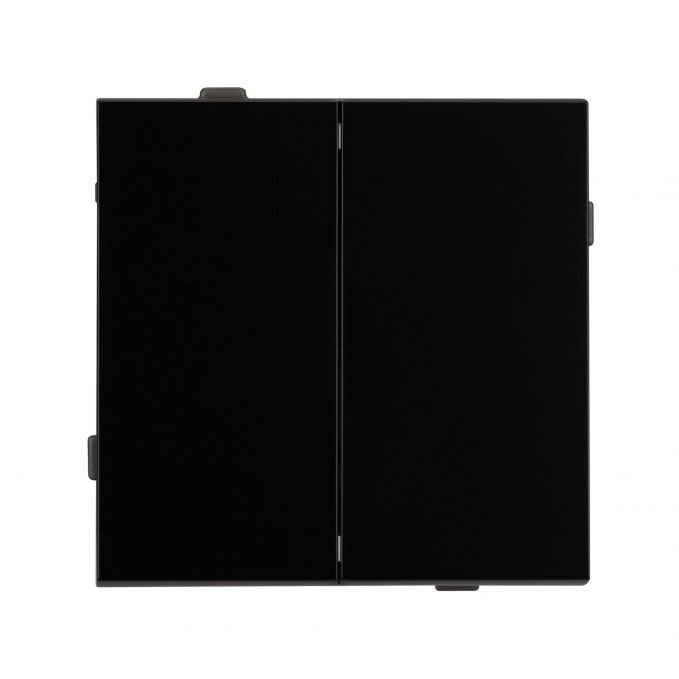 Механизм выключателя двухклавишный непроходной SWT-TENDO-MK02-PL-BK (230V, 10A), Arlight, 054059, изображение 2