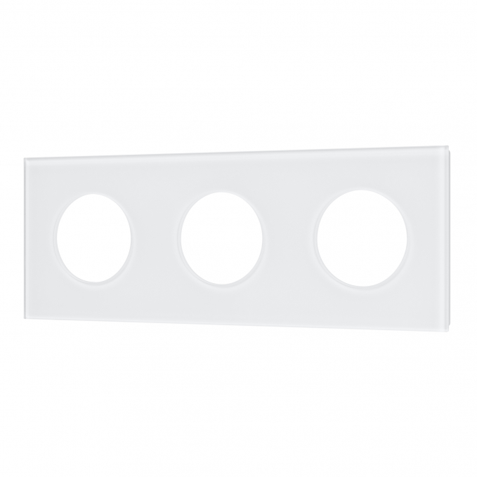 Рамка стеклянная FRM-GLARE-GC-3-WH, Arlight, 043838, изображение 1 Рамка стеклянная FRM-GLARE-GC-3-WH, Arlight, 043838, изображение 1