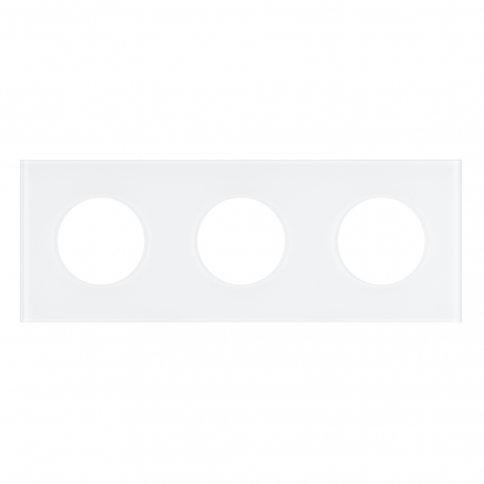 Рамка стеклянная FRM-GLARE-GC-3-WH, Arlight, 043838, изображение 2 Рамка стеклянная FRM-GLARE-GC-3-WH, Arlight, 043838, изображение 2