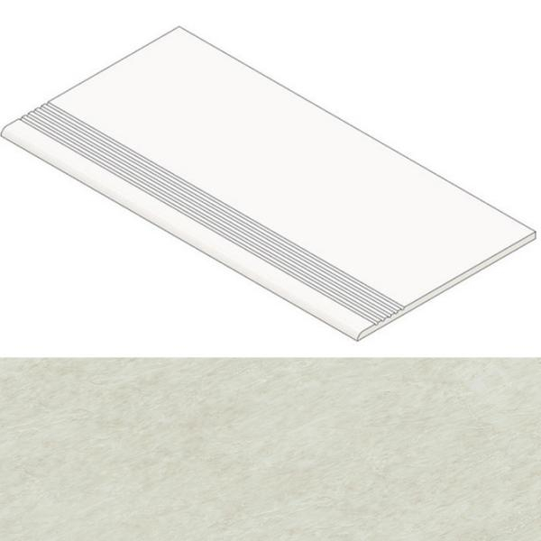 Ступень Atlas Concorde Marvel Edge Imperial White Gradino 30x60, AFB8 Ступень Atlas Concorde Marvel Edge Imperial White Gradino 30x60, AFB8