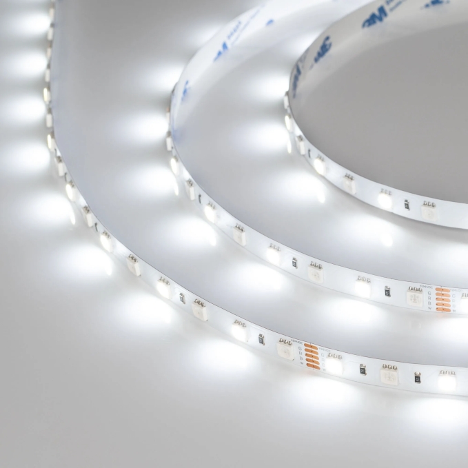 Светодиодная лента RT-B60-10mm 24V RGBW-White (14.4 W/m, IP20, 5m), Arlight, 018325(3), изображение 4 Светодиодная лента RT-B60-10mm 24V RGBW-White (14.4 W/m, IP20, 5m), Arlight, 018325(3), изображение 4
