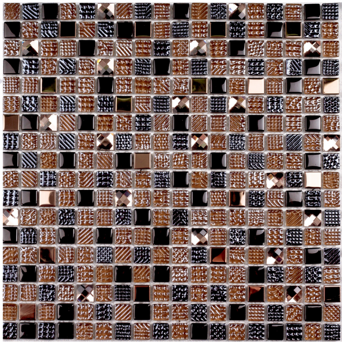 Мозаика Bonaparte Mosaics Crystal Brown 30x30 Мозаика Bonaparte Mosaics Crystal Brown 30x30