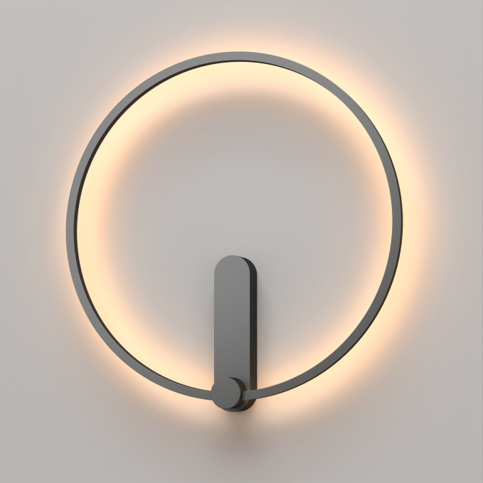 Светильник SP-VINCI-RING-R400-13W Warm3000 (BK, 110 deg, 230V), Arlight, 036506, изображение 3