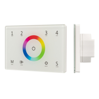 Панель Sens SMART-P83-RGB White (230V, 4 зоны, 2.4G), Arlight, 028402 Панель Sens SMART-P83-RGB White (230V, 4 зоны, 2.4G), Arlight, 028402