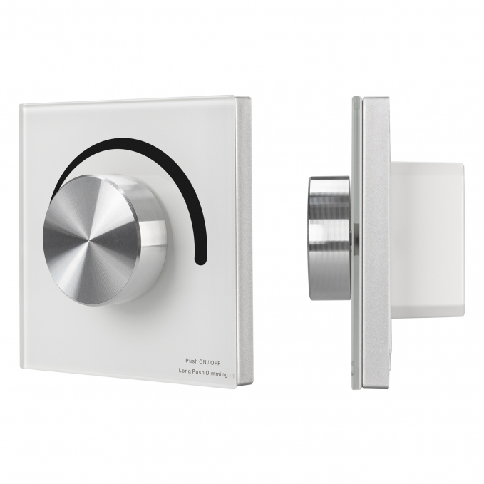 Панель SMART-P37-DIM-IN White (230V, 1.2A, TRIAC, Rotary, 2.4G), Arlight, 027115, изображение 1 Панель SMART-P37-DIM-IN White (230V, 1.2A, TRIAC, Rotary, 2.4G), Arlight, 027115, изображение 1