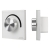 Панель SMART-P37-DIM-IN White (230V, 1.2A, TRIAC, Rotary, 2.4G), Arlight, 027115