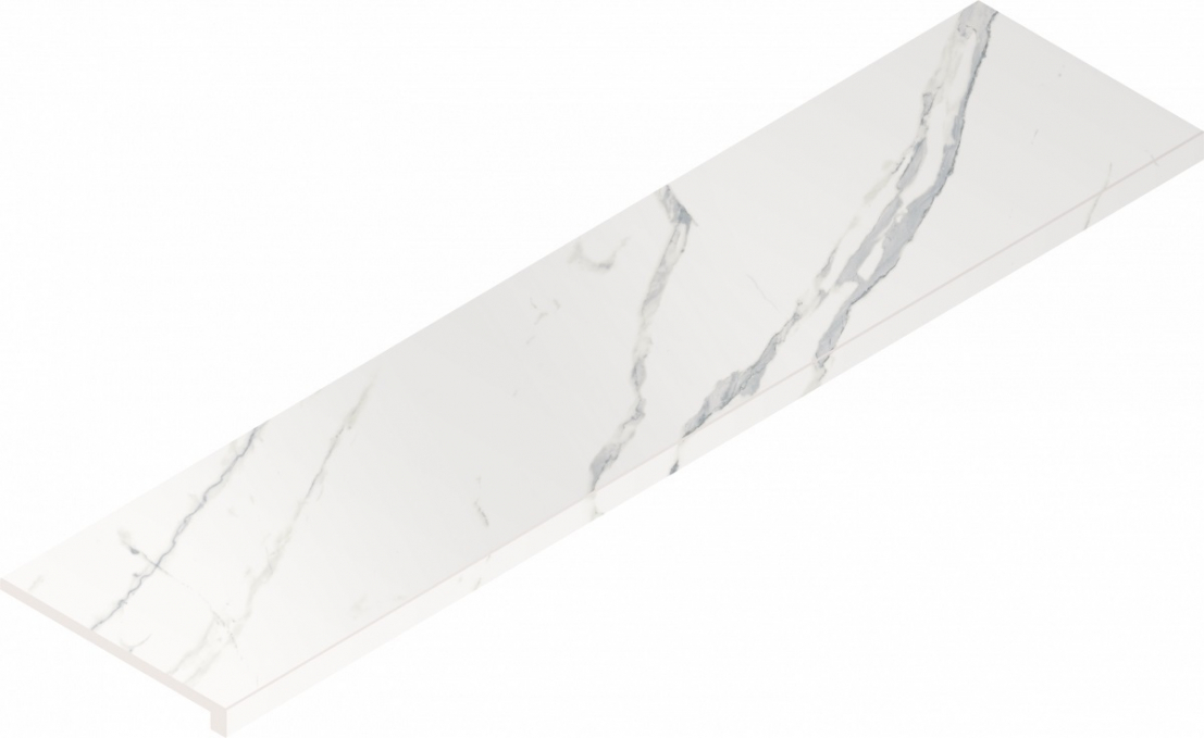 Ступень Italon Stellaris Statuario White фронтальная 33x120, 620070002591