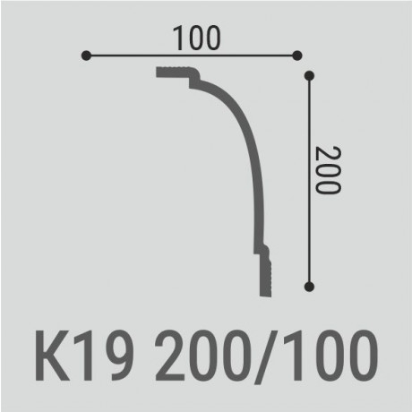 Карниз Bello Deco К19 200-100