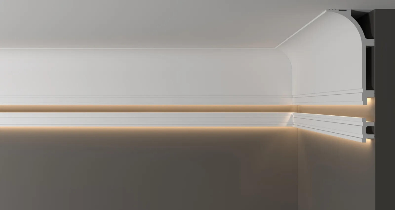 Карниз Decor-Dizayn DD520, 140x70x2000 мм Карниз Decor-Dizayn DD520, 140x70x2000 мм