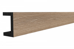 Декоративная рейка Decor-Dizayn 613-90SH, 50x30x3000 мм