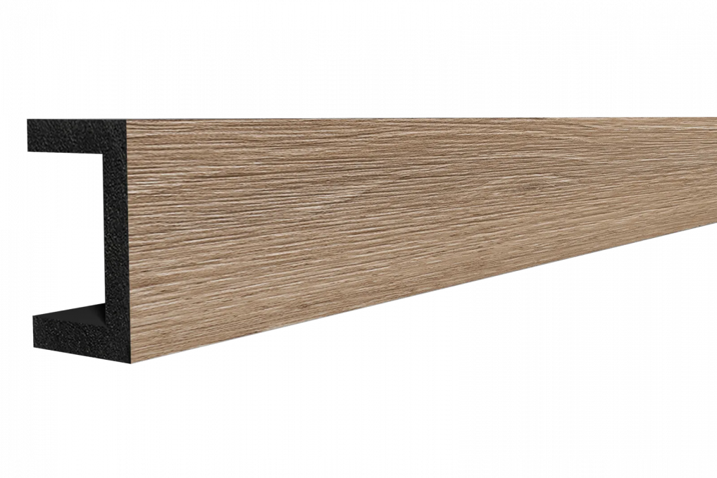 Декоративная рейка Decor-Dizayn 613-90SH, 50x30x3000 мм Декоративная рейка Decor-Dizayn 613-90SH, 50x30x3000 мм