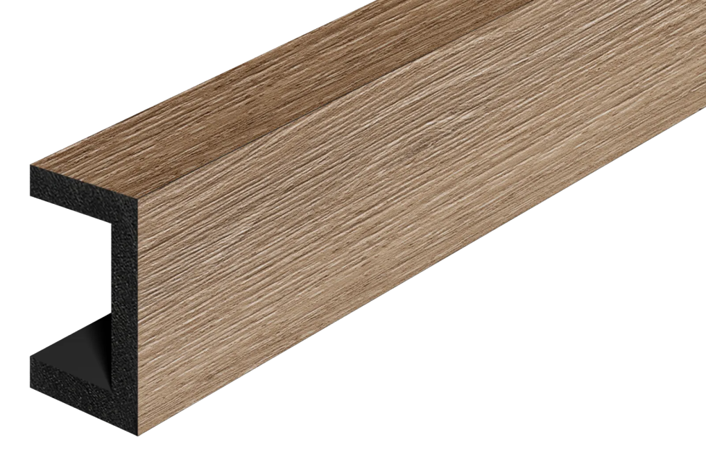 Декоративная рейка Decor-Dizayn 613-90SH, 50x30x3000 мм Декоративная рейка Decor-Dizayn 613-90SH, 50x30x3000 мм