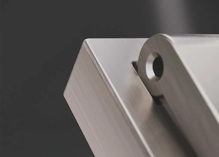Накладка для розетки с заземлением, защитными шторками и крышкой, S70 Metal (никель), Voltum, VLSM000811