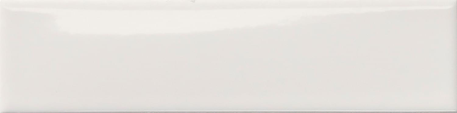 Настенная плитка 41zero42 Italic Plain Lux Bianco 5x20 (кабанчик), 4101080