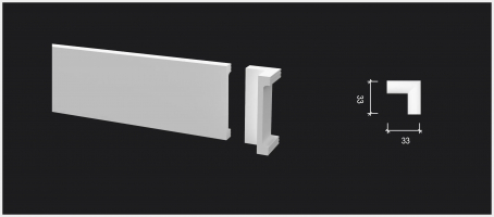 Комплектующий элемент Decor-Dizayn DD708/U1 для плинтуса - внутренний угол Комплектующий элемент Decor-Dizayn DD708/U1 для плинтуса - внутренний угол