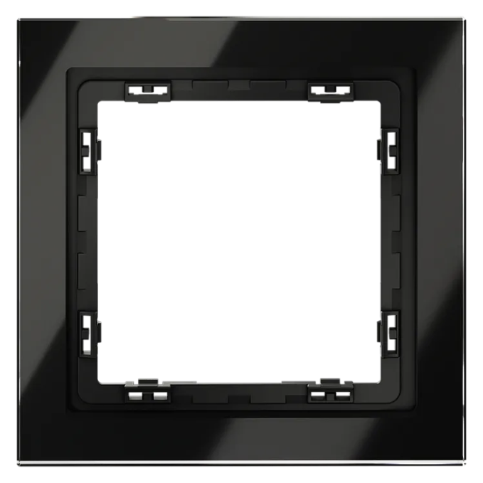Рамка стеклянная VOLTUM S70 на 1 пост, (черный,стекло), Voltum, VLS110108 Рамка стеклянная VOLTUM S70 на 1 пост, (черный,стекло), Voltum, VLS110108