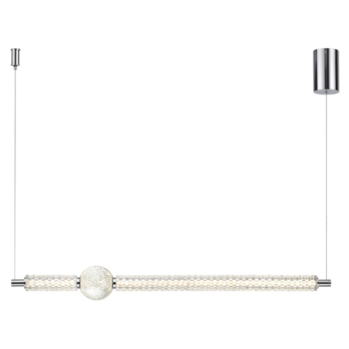 Подвес LED 28W 4000K 2089лм CRYSTAL L-VISION ODL24 571 ODEON LIGHT 5007/28L, фото на белом фоне Подвес LED 28W 4000K 2089лм CRYSTAL L-VISION ODL24 571 ODEON LIGHT 5007/28L, фото на белом фоне