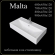 Накладная раковина Madera Malta 4627173210843 70 см белая глянцевая