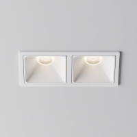 Встраиваемый светильник Альфа / Alfa LED 20 Вт 4000 К 50°, DL043-02-10W4K-SQ-W-1