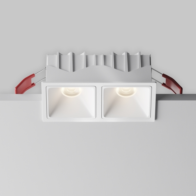 Встраиваемый светильник Альфа / Alfa LED 20 Вт 4000 К 50°, DL043-02-10W4K-SQ-W-1, изображение 2 Встраиваемый светильник Альфа / Alfa LED 20 Вт 4000 К 50°, DL043-02-10W4K-SQ-W-1, изображение 2