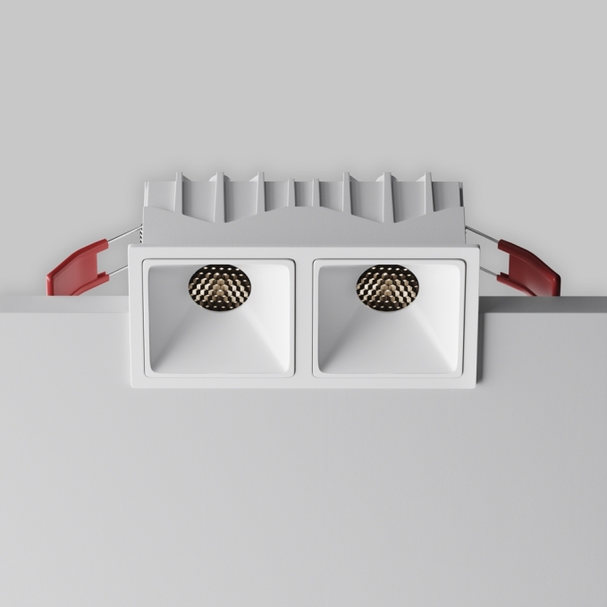 Встраиваемый светильник Альфа / Alfa LED 20 Вт 4000 К 50°, DL043-02-10W4K-SQ-W-1, изображение 6 Встраиваемый светильник Альфа / Alfa LED 20 Вт 4000 К 50°, DL043-02-10W4K-SQ-W-1, изображение 6