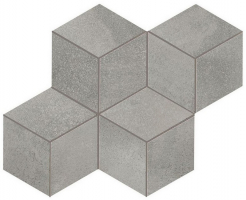 Мозаика Atlas Concorde Italy Blaze Aluminium Mosaico Esagono Matt 30x35, A0UO
