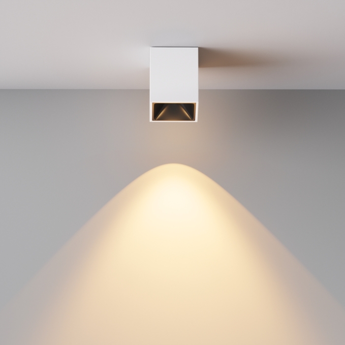 Потолочный светильник Альфа / Alfa LED 8 Вт 2700 К 50°, C065CL-8W2.7K-SQ-WB, изображение 3 Потолочный светильник Альфа / Alfa LED 8 Вт 2700 К 50°, C065CL-8W2.7K-SQ-WB, изображение 3