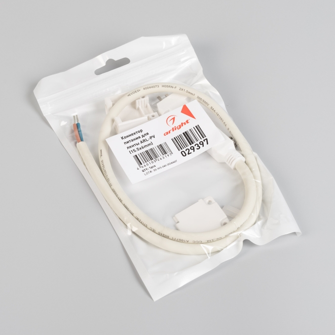 Коннектор питания для ленты ARL-PV (15.5x6mm), Arlight, 029397, изображение 5 Коннектор питания для ленты ARL-PV (15.5x6mm), Arlight, 029397, изображение 5