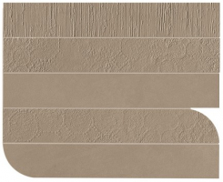 Настенная плитка Atlas Concorde Boost Natural Natural Ecru Mosaico Piano Mix 50x40.5, A7JO