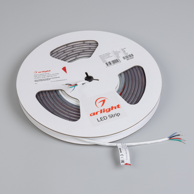 Светодиодная лента герметичная CSP-PFS-X540-12mm 24V RGB (15 W/m, IP68, TWP100, 5m), Arlight, 051234, изображение 4 Светодиодная лента герметичная CSP-PFS-X540-12mm 24V RGB (15 W/m, IP68, TWP100, 5m), Arlight, 051234, изображение 4
