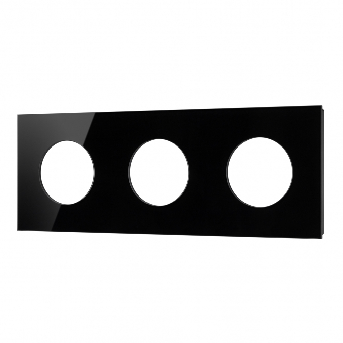 Рамка стеклянная FRM-GLARE-GC-3-BK, Arlight, 043839, изображение 1 Рамка стеклянная FRM-GLARE-GC-3-BK, Arlight, 043839, изображение 1