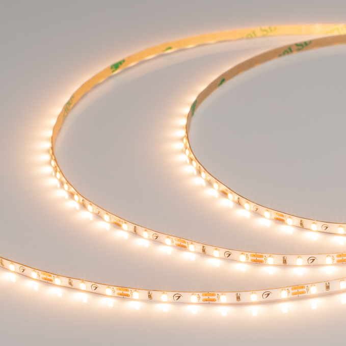 Светодиодная лента MICROLED-M120-3.5mm 12V Warm2700 (8.3 W/m, IP20, 2216, 3m), Arlight, 033120, изображение 1 Светодиодная лента MICROLED-M120-3.5mm 12V Warm2700 (8.3 W/m, IP20, 2216, 3m), Arlight, 033120, изображение 1