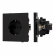 Механизм электрической розетки SCT-TENDO-MEU1-SFPL-BK (230V, 16A), Arlight, 054638, изображение 1