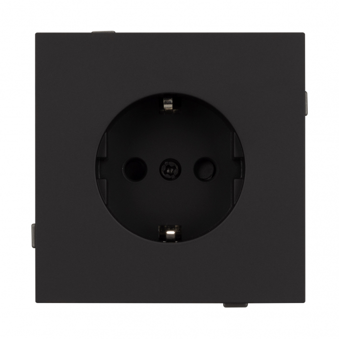 Механизм электрической розетки SCT-TENDO-MEU1-SFPL-BK (230V, 16A), Arlight, 054638, изображение 2