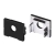 Заглушка SL-SLIM-H13M BLACK с отверстием, Arlight, 032998