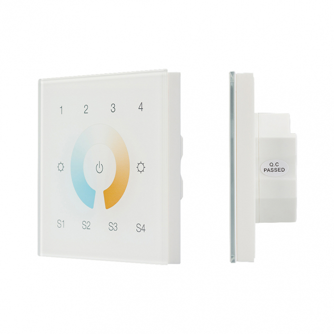 INTELLIGENT ARLIGHT Сенсорная панель DALI-901-11-4G-4SC-MIX-DT8-IN White (BUS/230V), Arlight, 037198, изображение 1 INTELLIGENT ARLIGHT Сенсорная панель DALI-901-11-4G-4SC-MIX-DT8-IN White (BUS/230V), Arlight, 037198, изображение 1