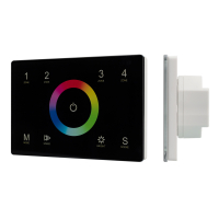 Панель Sens SMART-P83-RGB Black (230V, 4 зоны, 2.4G), Arlight, 028403 Панель Sens SMART-P83-RGB Black (230V, 4 зоны, 2.4G), Arlight, 028403