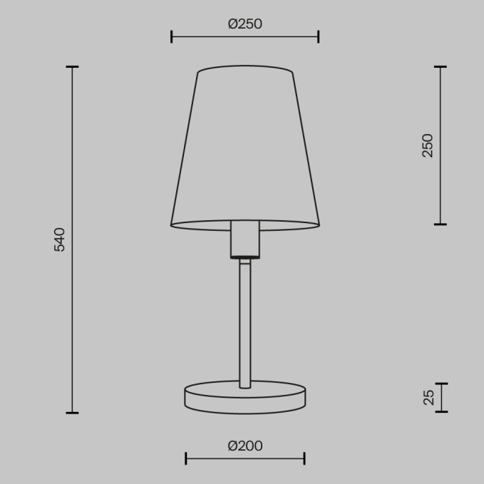 Настольный светильник Лира / Lira E27х1, MOD483TL-01BS, изображение 5 Настольный светильник Лира / Lira E27х1, MOD483TL-01BS, изображение 5