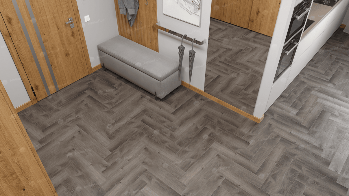 Каменный ламинат SPC Alpine Floor Parquet Light Дуб Мерга, ЕСО 13-13 MC Каменный ламинат SPC Alpine Floor Parquet Light Дуб Мерга, ЕСО 13-13 MC