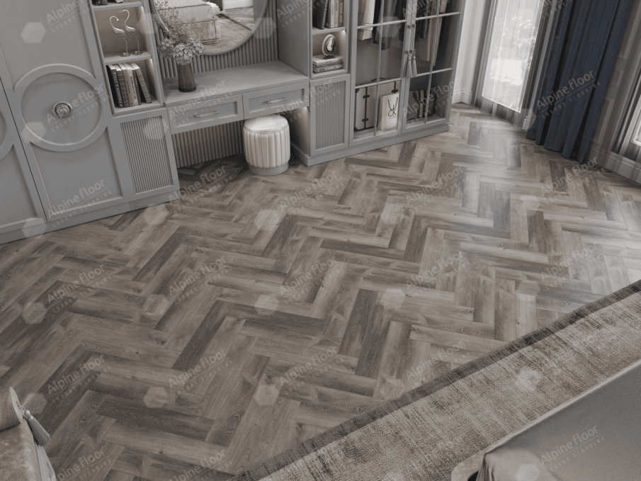 Каменный ламинат SPC Alpine Floor Parquet Light Дуб Мерга, ЕСО 13-13 MC Каменный ламинат SPC Alpine Floor Parquet Light Дуб Мерга, ЕСО 13-13 MC