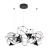 Люстра LED 56W 4000K 3360Лм TRELLIS L-VISION ODL25 293 ODEON LIGHT, 5087/56L