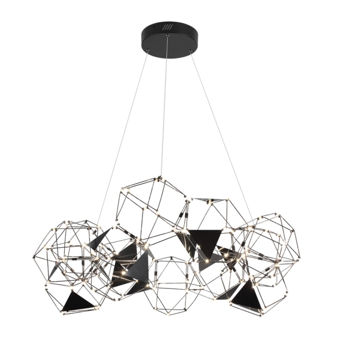 Люстра LED 56W 4000K 3360Лм TRELLIS L-VISION ODL25 293 ODEON LIGHT 5087/56L, фото на белом фоне Люстра LED 56W 4000K 3360Лм TRELLIS L-VISION ODL25 293 ODEON LIGHT 5087/56L, фото на белом фоне