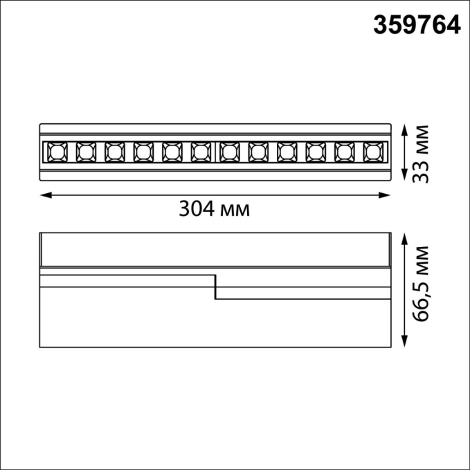 Светильник накладной с перекл. цв. температуры IP20 LED 18W 180-265V 2700К/3200К/4000К EOS OVER NT25 396 NOVOTECH 359764, схема товара Светильник накладной с перекл. цв. температуры IP20 LED 18W 180-265V 2700К/3200К/4000К EOS OVER NT25 396 NOVOTECH 359764, схема товара