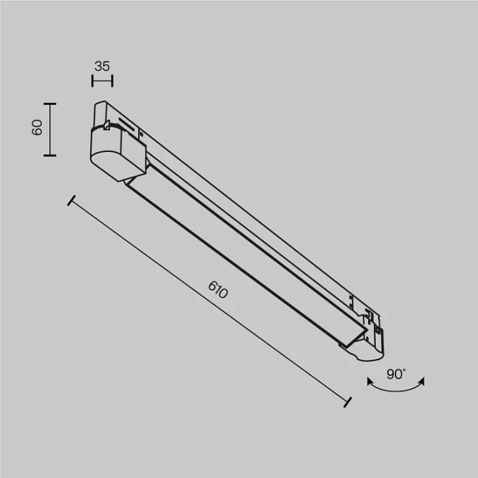Трековый светильник Базис / Basis Trinity 2700K 20Вт 110°, Maytoni, TR196-3-20W2.7K-W(N) Трековый светильник Базис / Basis Trinity 2700K 20Вт 110°, Maytoni, TR196-3-20W2.7K-W(N)