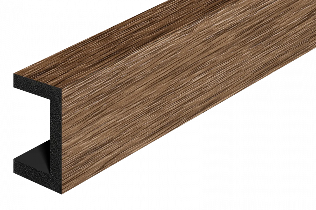 Декоративная рейка Decor-Dizayn 613-83SH, 50x30x3000 мм Декоративная рейка Decor-Dizayn 613-83SH, 50x30x3000 мм