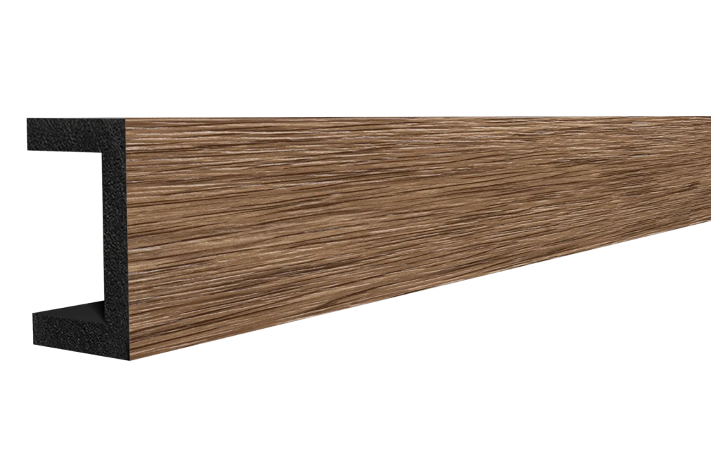 Декоративная рейка Decor-Dizayn 613-83SH, 50x30x3000 мм Декоративная рейка Decor-Dizayn 613-83SH, 50x30x3000 мм