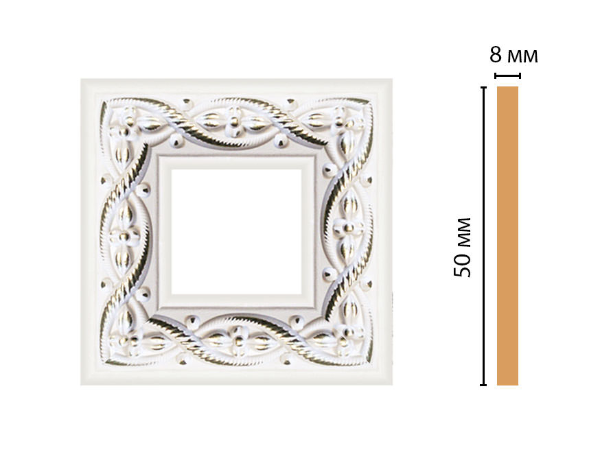 Вставка цветная Decomaster 130-2-7D, 50x50x8 мм Вставка цветная Decomaster 130-2-7D, 50x50x8 мм